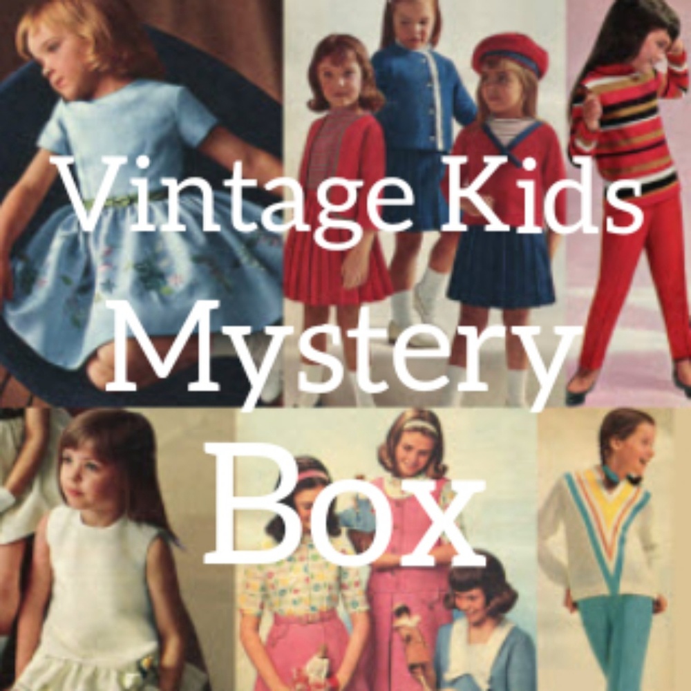 Vintage Baby Toddler Child Unisex Clothing Accessories Mystery Box PREMADE - Picture 1 of 3